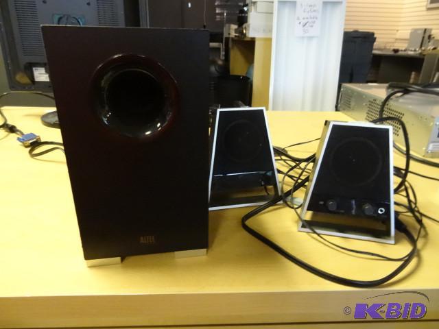 Altec computer speaker set. With sub woofer...