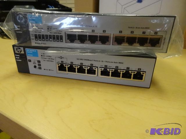 2 HP 1810-8 switch...