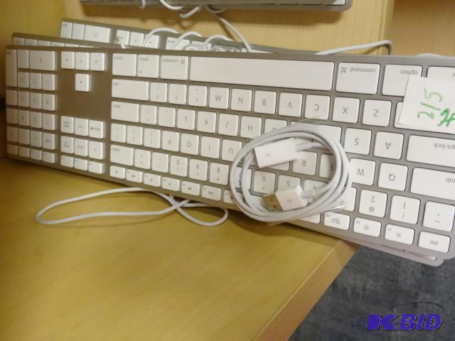 6 Apple flat keyboards...