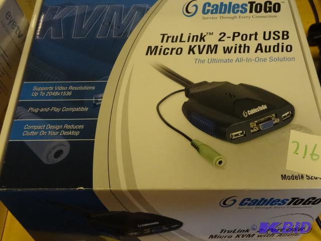 True link 2 port USB micro Kum with Audio...