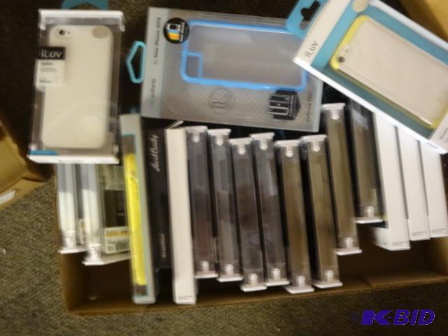 I phone covers. Variety of brands and colrs...