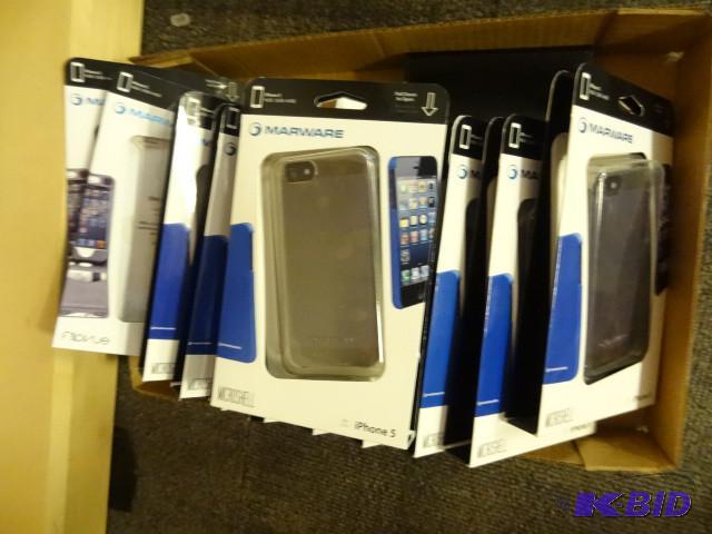 I phone covers. Variety of brands and colrs...