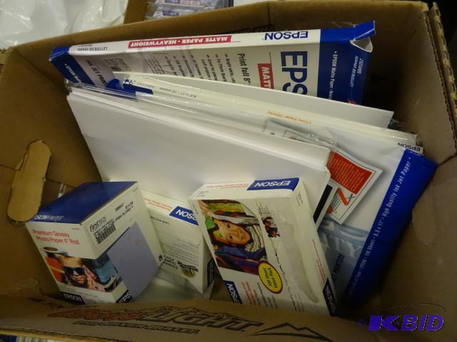 Lot of misc photo paper...