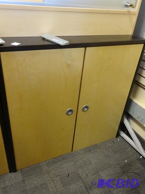 2 door cabinet. No bottom. Designed to be set...
