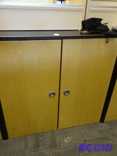 2 door cabinet. No bottom. Designed to be set...