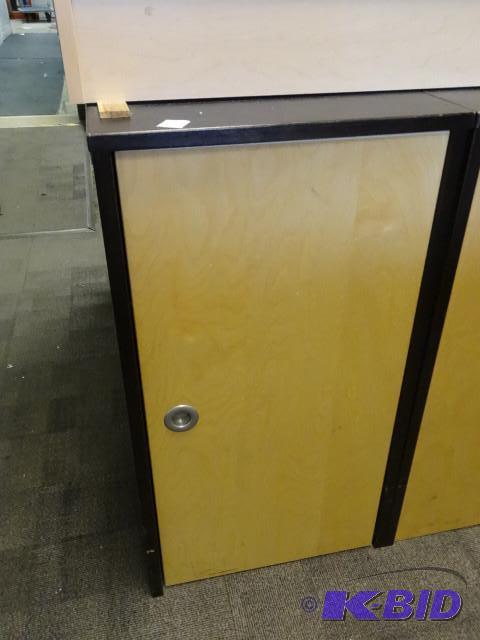 One door cabinet wood cabinet. NO bottom. Des...