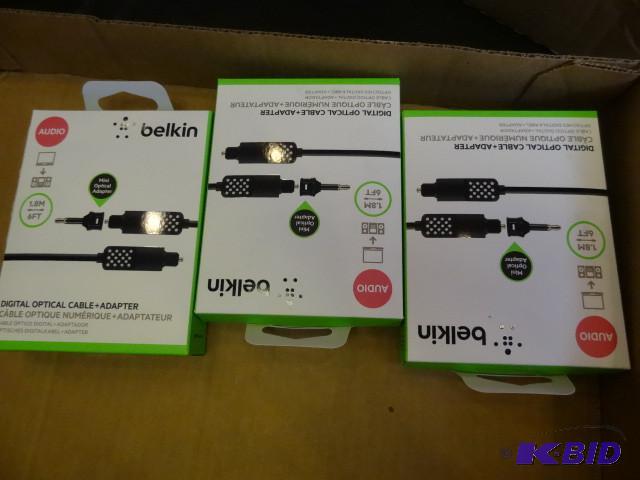 Belkin digital optical cable adapter. Qty 3...
