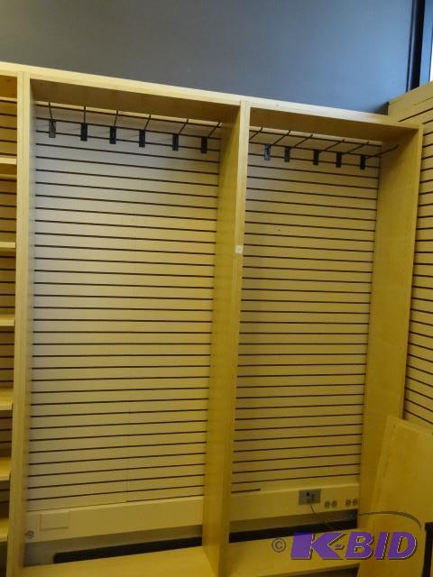2 full sections of IKEA Billy series shelving...