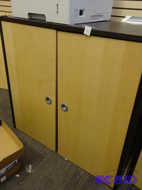 2 door cabinet. No bottom. Designed to be set...