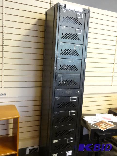17x16x78 locker unit. 10 doors. NO locks...