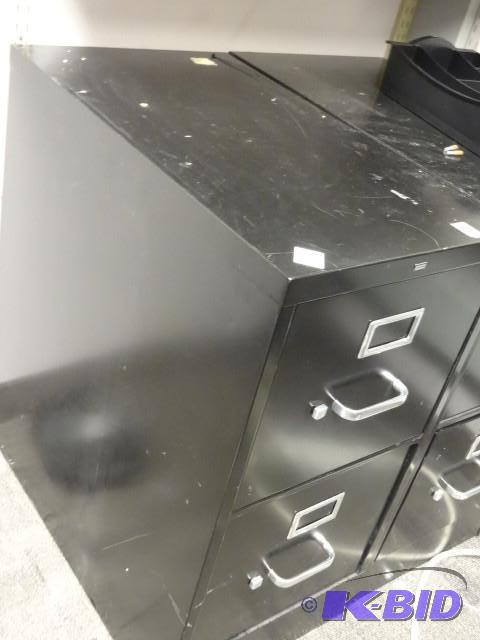 15&quotmetal 2 drawer file cabinet...
