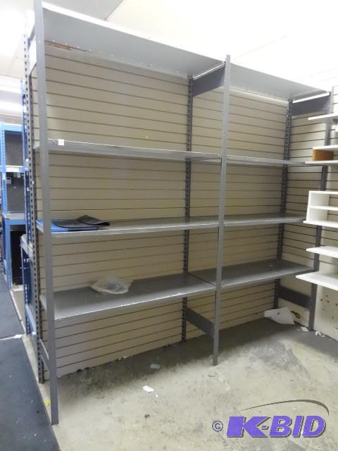 98x18x91 metal shelving unit. Buyer responsib...