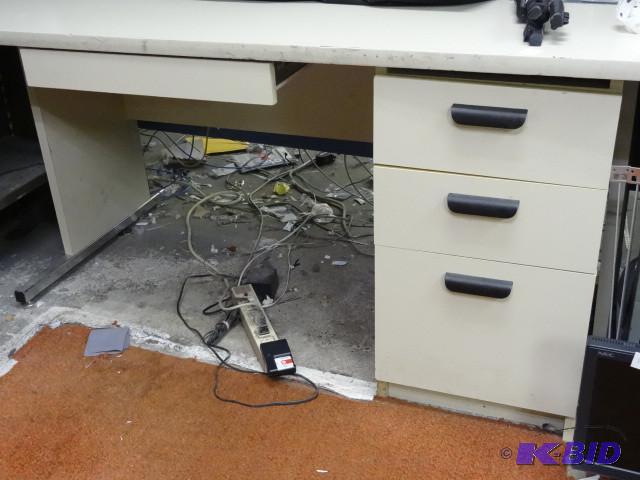 60x30x30 Desk Includes 3 drawer ped. Buyer re...