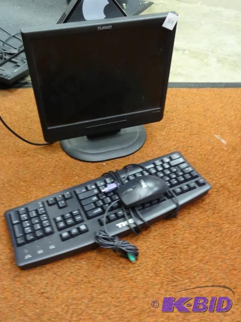 Acev veriton computer with planar PL 1500M mo...