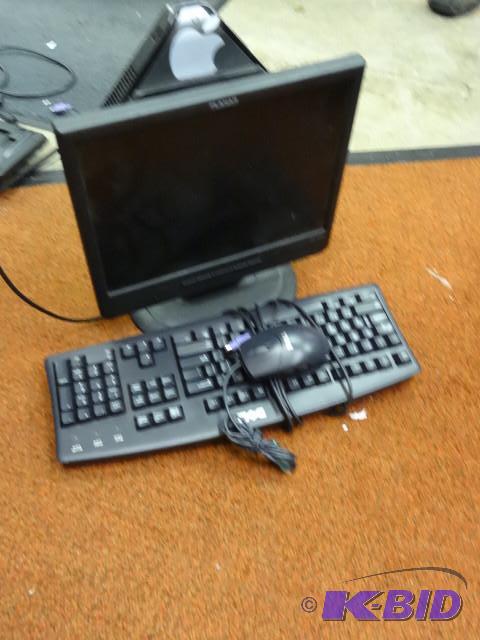 Acev veriton computer with planar PL 1500M mo...