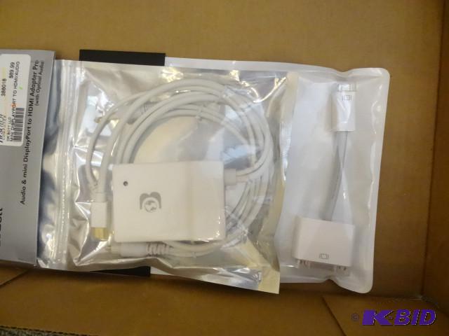 Apple mini DVI to DVI adapter. Audio and mini...