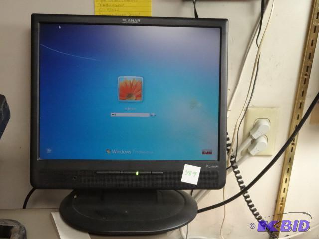 Acerveriton computer with planer PL1500M Moni...