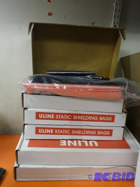 6 boxes of static shielding bags...