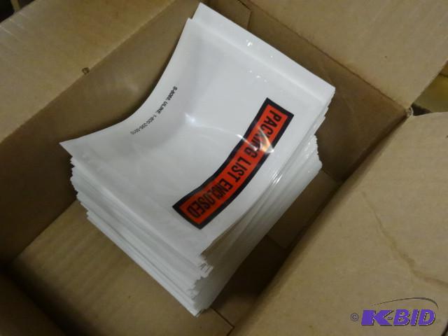 Stick on packing list holders. 2 boxes of rec...