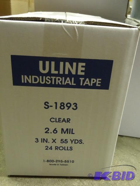 Uline clear S-1893 Packing tape. 3&quotx 55y...
