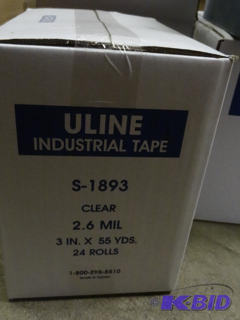 Uline clear S-1893 Packing tape. 3&quotx 55y...