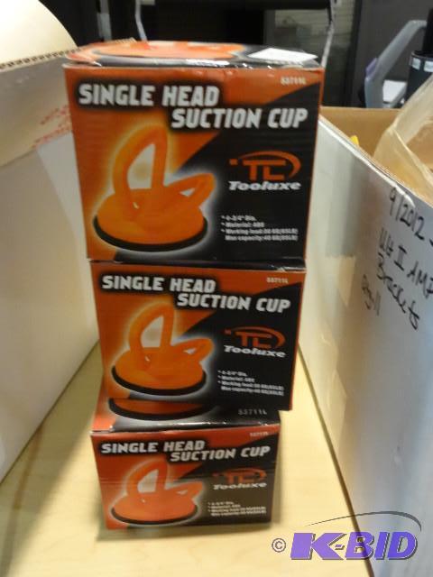 Single head suction cups. Qty 3...