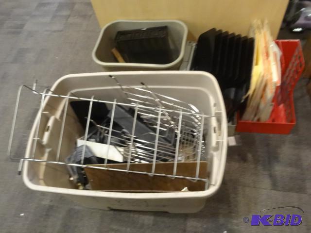 Misc office supplies and document holders...