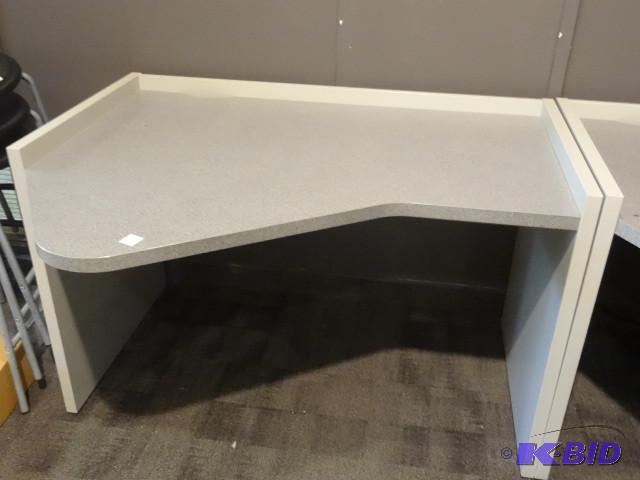 Single station student desk. 46 x 36 x 29...