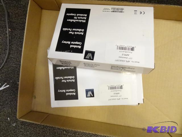 Mac power book 15&quot aluminum battery. Qty...