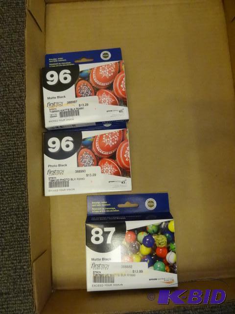 Epson #96 qty 2. #87 ink cartridge...