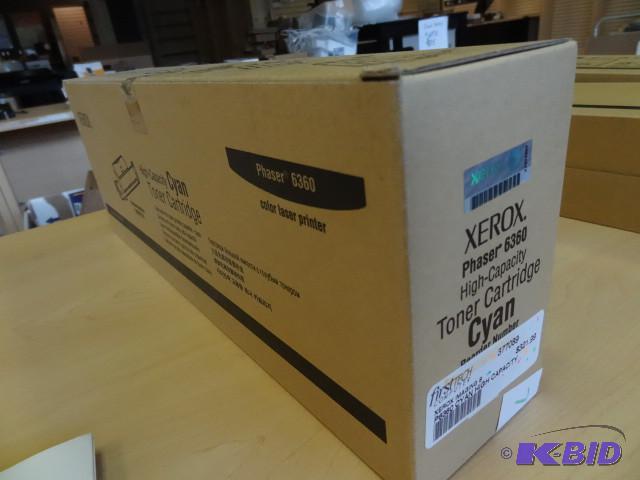 Xerox Phaser 636 Cyan toner cartridge...