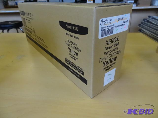 Xerox Phaser 636 Cyan Yellow cartridge...