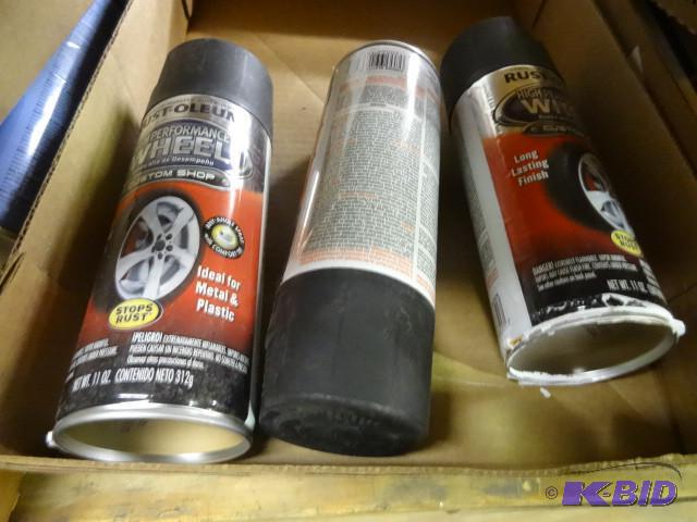 lot 104 image: Qty 3 New Rust-Oleum High Performance Wheel P...