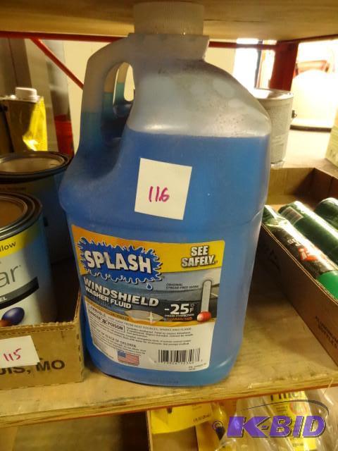 lot 116 image: Qty 3 New Splash Windshield Washer Fluid good...