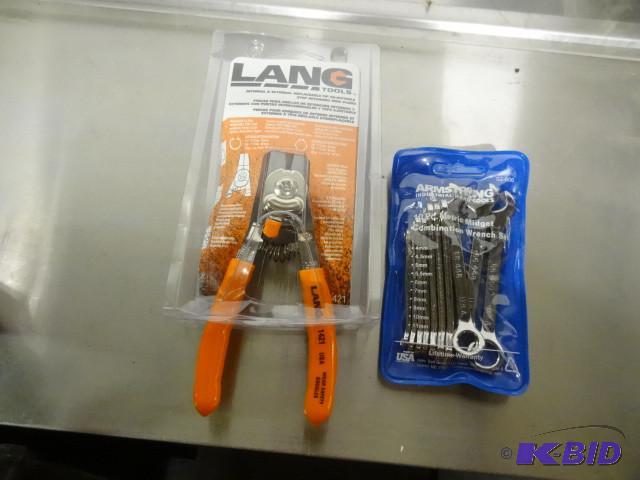 lot 163 image: 2 pc Tool Lot New incl Lang Tools replaceable...
