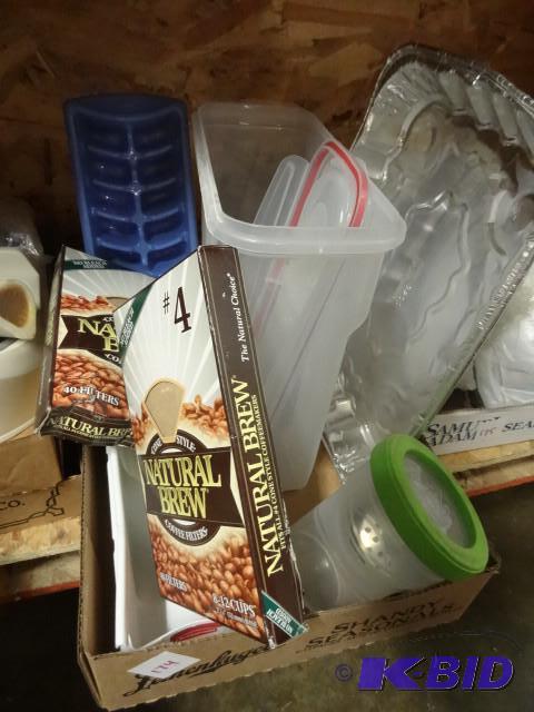 lot 174 image: New 10 Pc Kitchen Lot incl Drain Strainer, Lo...