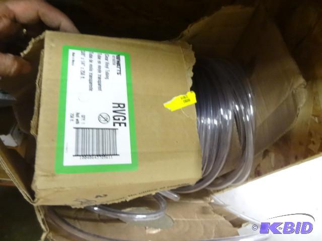 lot 176 image: Approx 250 ft New Vinyl Tubing 38 in x  in...