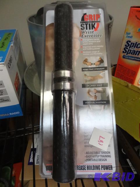 lot 187 image: New Grip Stik wrist exerciser  guarantted to ...