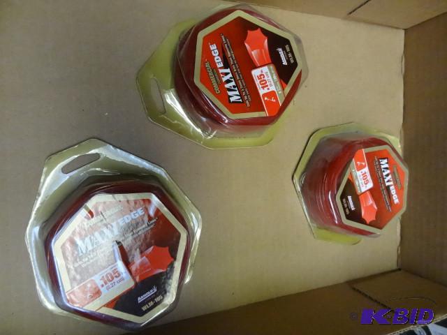 lot 194 image: Qty 3 New Commercial Maxi Edge Lawn Trimmer l...