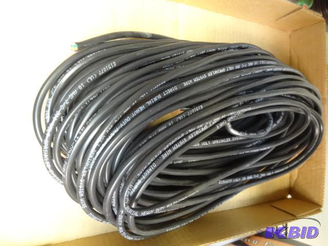 lot 195 image: New Approx 50 ft 18 AWG 300 volt Direct Buria...