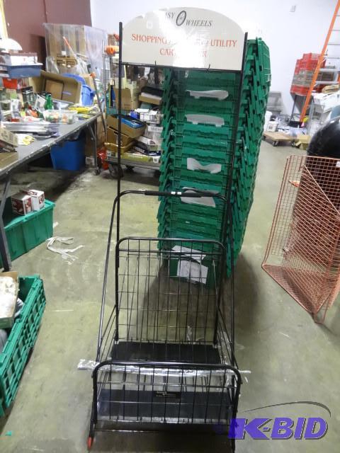 lot 213 image: Used Metal Retial Display Rack...