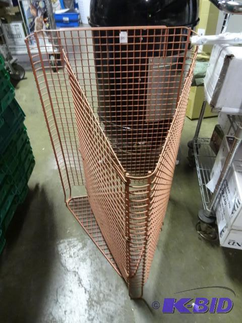 lot 215 image: Used Triangular display bin...