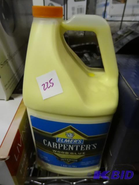 lot 225 image: New 1 gal Elmers Carpenters Wood Glue...