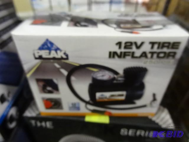 lot 234 image: New Peak 12volt tire inflator 250 psi...
