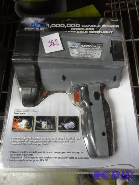 lot 235 image: New Peak 1 millin candle power cordless recha...