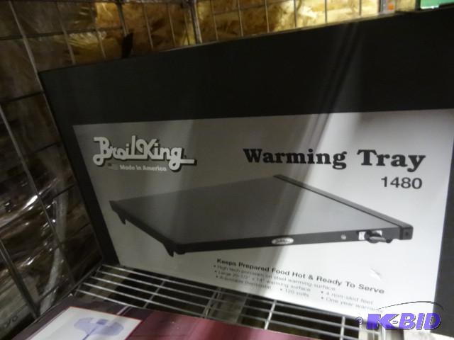 lot 242 image: New Broil King Warming Tray Model # 1480 20.5...
