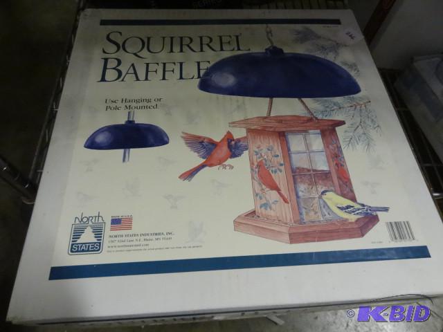 lot 266 image: New in Box Squirrel Baffle for bird feeders. ...