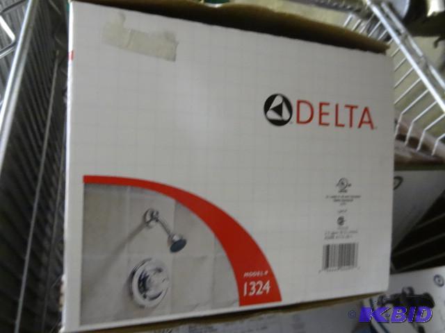 lot 278 image: New in Box Delta Shower Faucet with Scald-Gua...