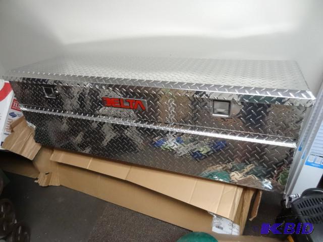 lot 47 image: New Delta 56in Aluminum Diamond Plate Utility...