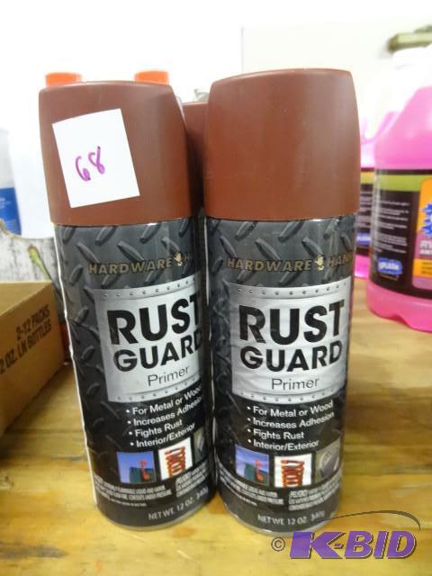 lot 68 image: Qty 3 New Hardware Hank Rust Guard Primer 12 ...